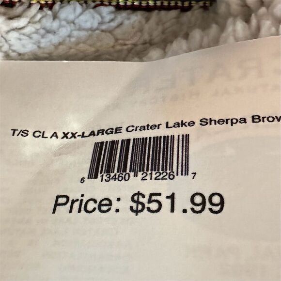 Sherpa Crater Lake Pullover Jacket 2XL Gray Quarter-Zip Unisex Casual - Picture 5 of 10